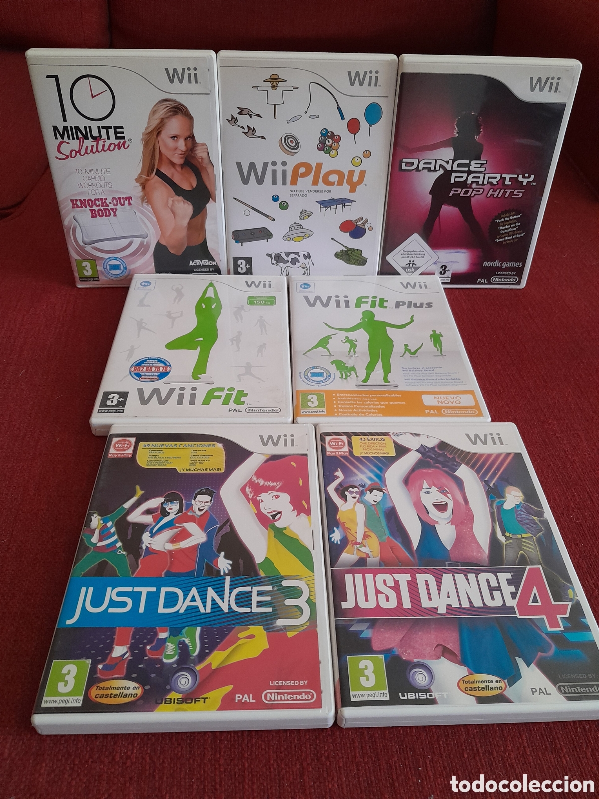 Videojuegos y consolas: -7 Juegos Wii De Nintendo: Fitness y Baile