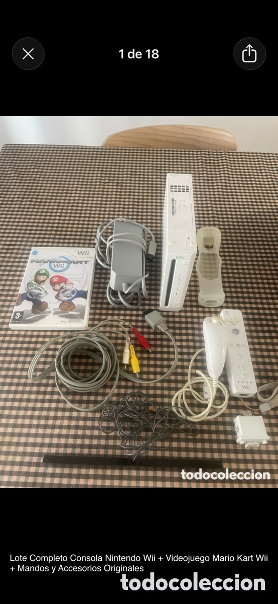 Videojuegos y consolas: Nintendo wii con accesorios