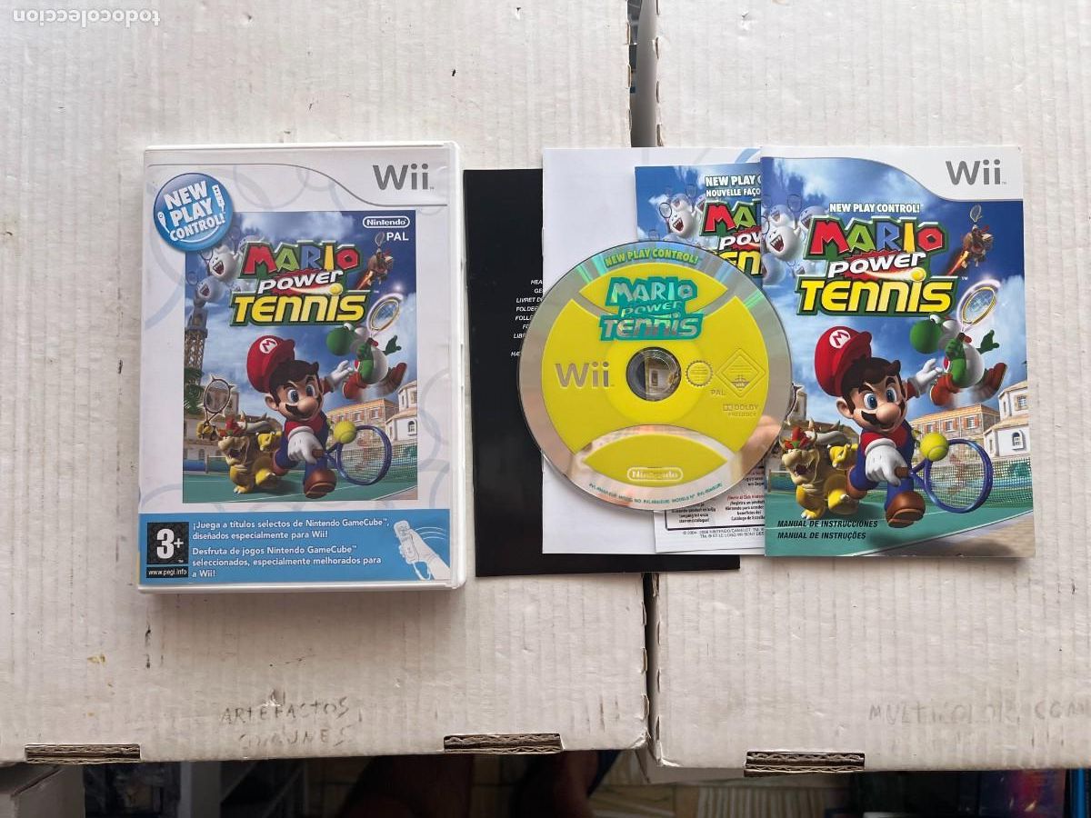 Videojuegos y consolas: NEW PLAY CONTROL MARIO POWER TENNIS TENIS - NINTENDO WII KREATEN