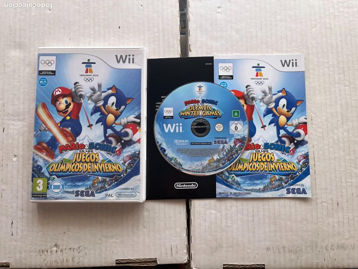 Videojuegos y consolas: MARIO SONIC EN LOS JUEGOS OLIMPICOS DE INVIERNO - NINTENDO WII KREATEN