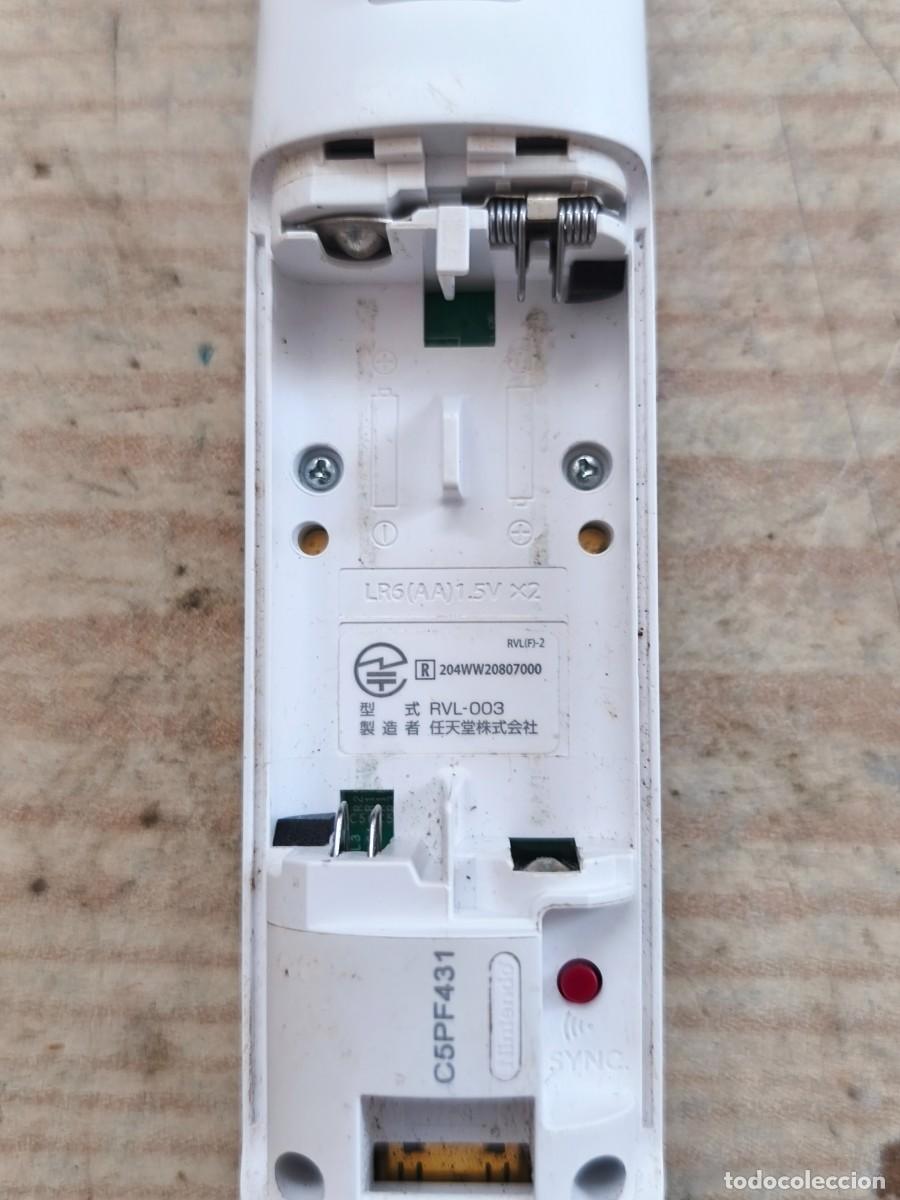 Videojuegos y consolas: Mando Wii Mote Blanco - Original - Foto 3