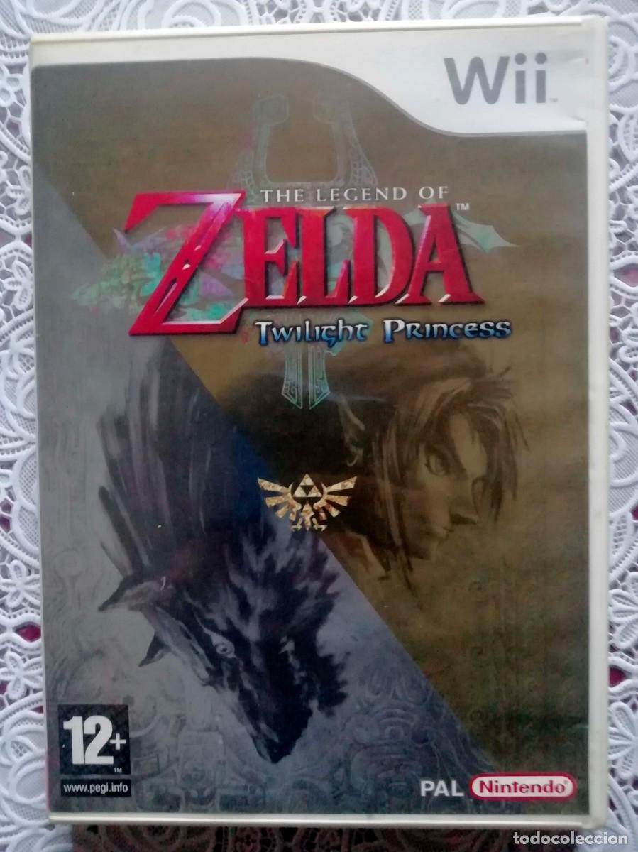 Videojuegos y consolas: ZELDA TWILIGHT PRINCESS - CAJA Y MANUAL -NO JUEGO-