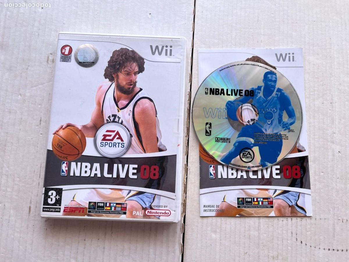 Videojuegos y consolas: NBA LIVE 08 - NINTENDO WII KREATEN