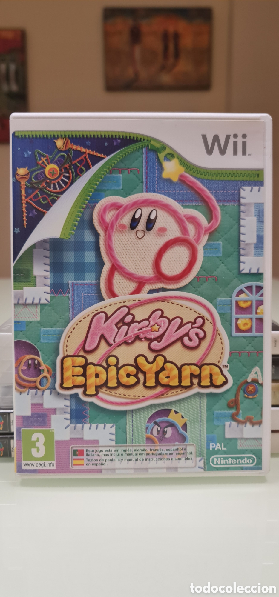 Videojuegos y consolas: Kirby's Epic Yarn Wii PAL Espa&ntilde;a Completo