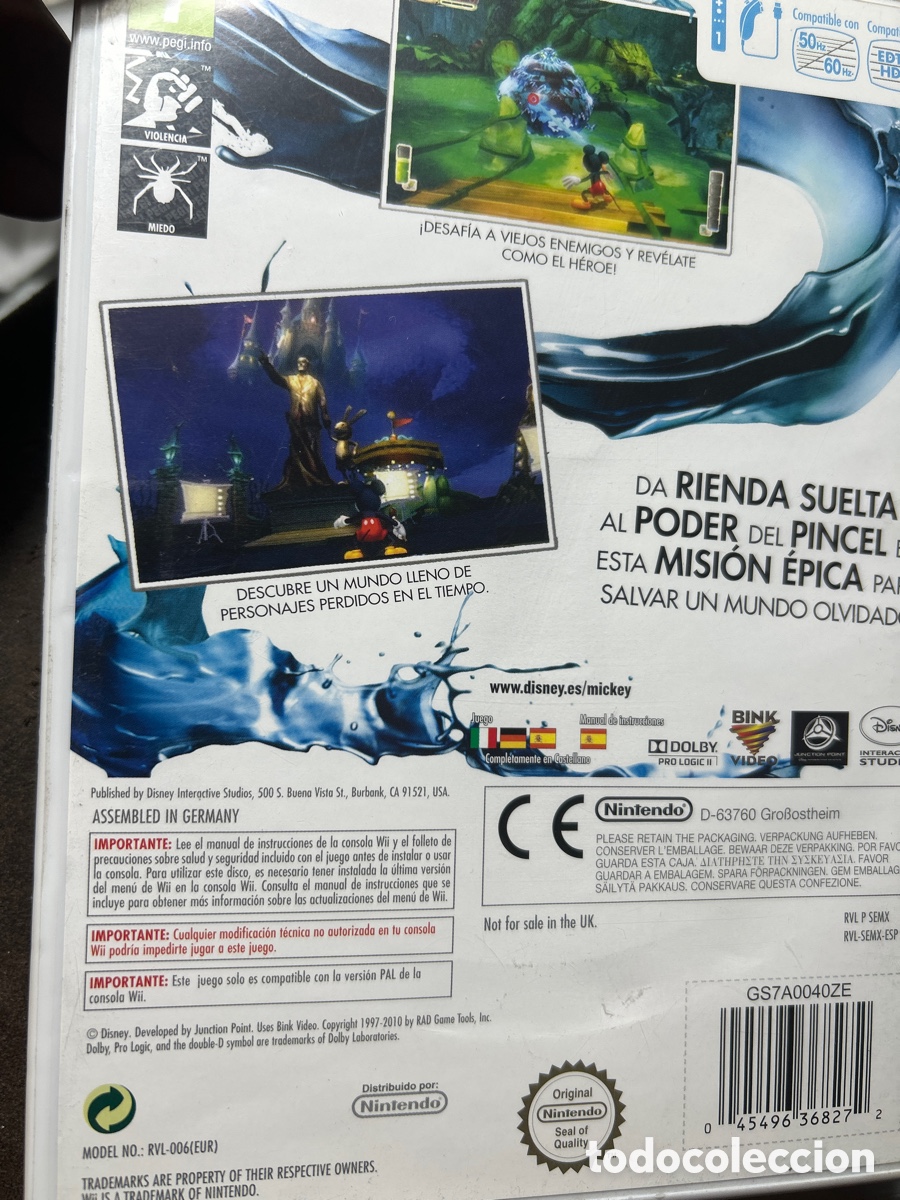 Videojuegos y consolas: Epic mickey. Juego wii - Foto 2