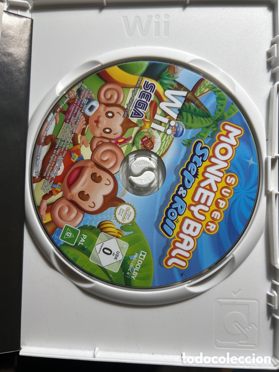 Videojuegos y consolas: Super monkey ball. Step & roll. Juego wii - Foto 2