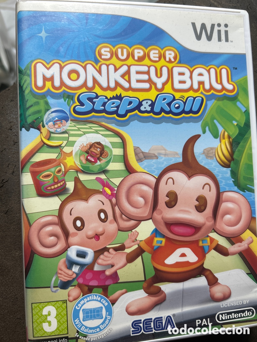 Videojuegos y consolas: Super monkey ball. Step & roll. Juego wii - Foto 1