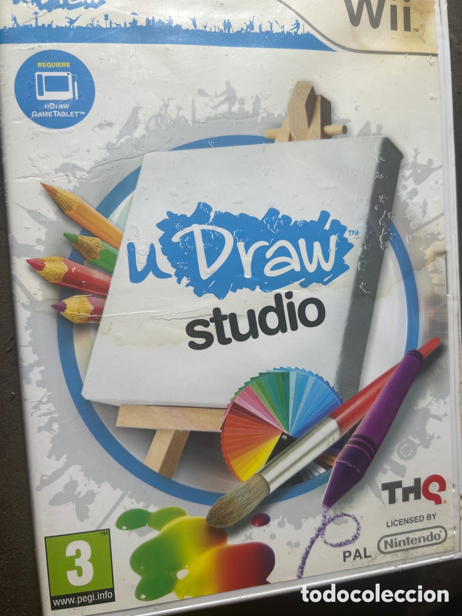 Videojuegos y consolas: U draw studio juego wii - Foto 1