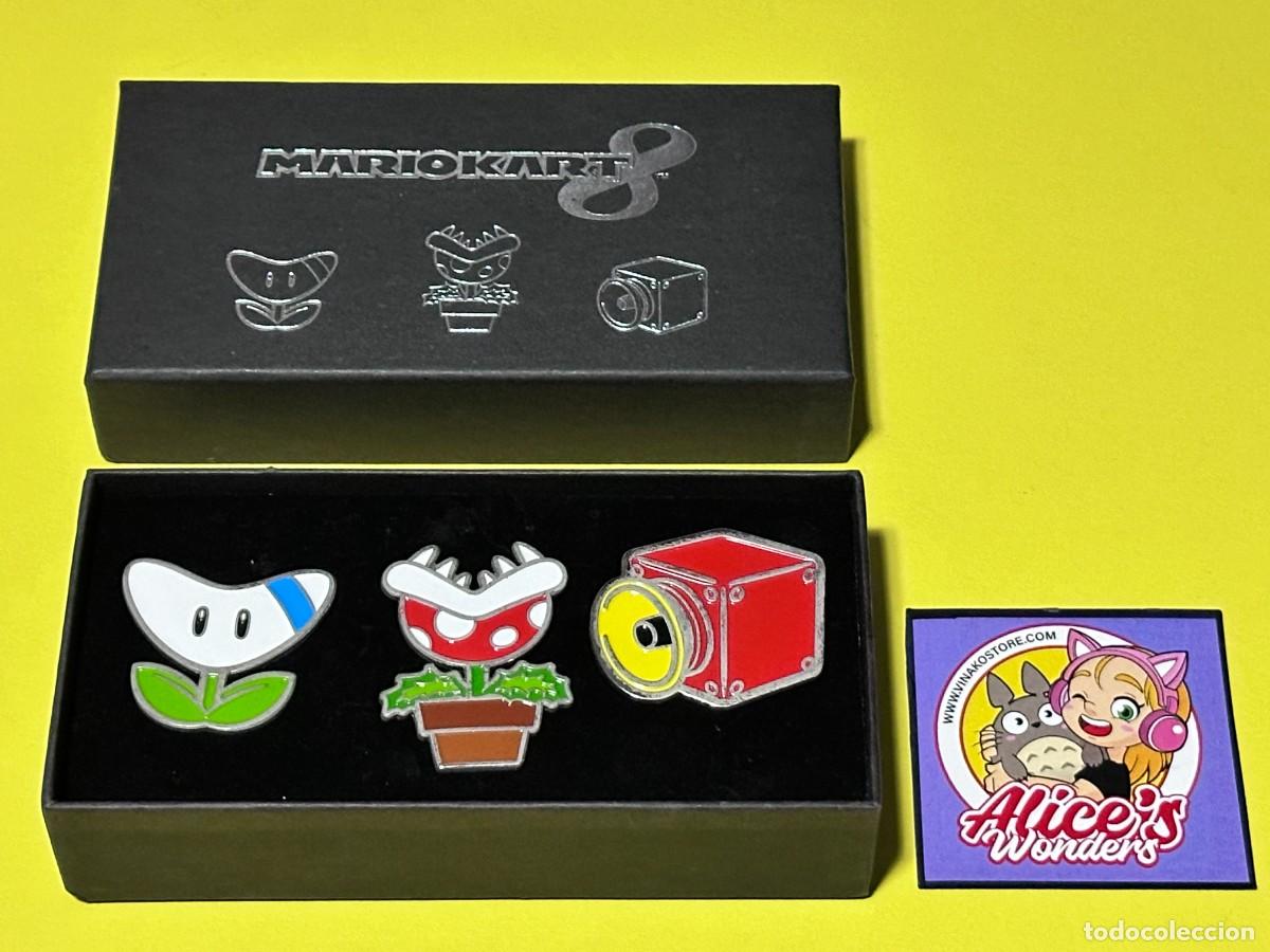 Videojuegos y consolas: Juego de Pines Mario Kart 8 Club Nintendo Limited Edition