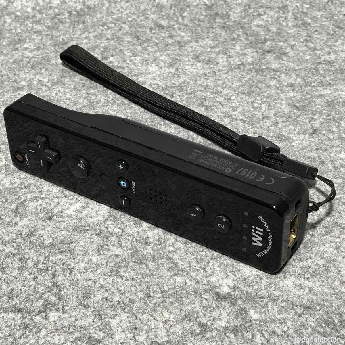 Videojuegos y consolas: WII REMOTE PLUS NEGRO NINTENDO