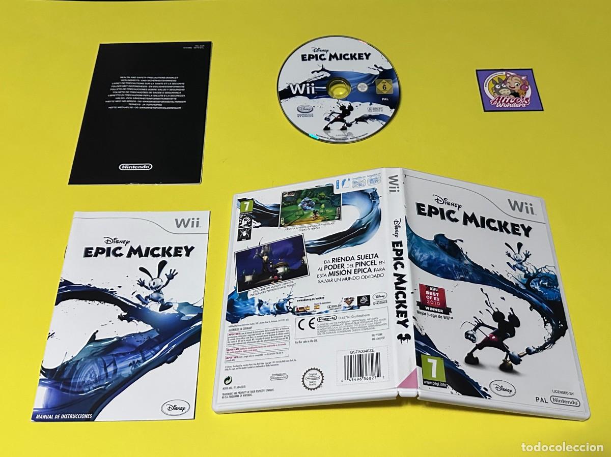Videojuegos y consolas: Disney Epic Mickey Nintendo Wii Pal Espa&ntilde;a