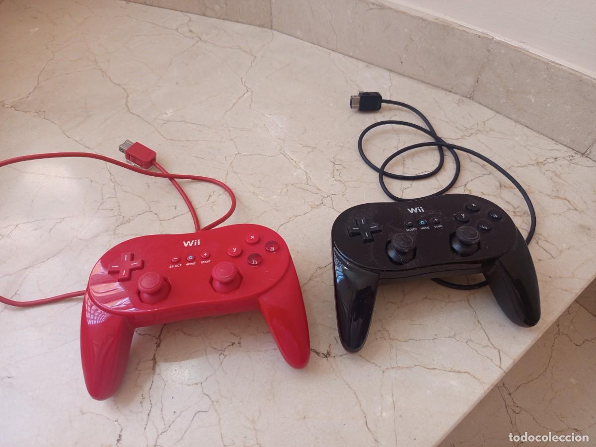 Videojuegos y consolas: Antiguos mandos Wii Pro Nintendo. Funcionan