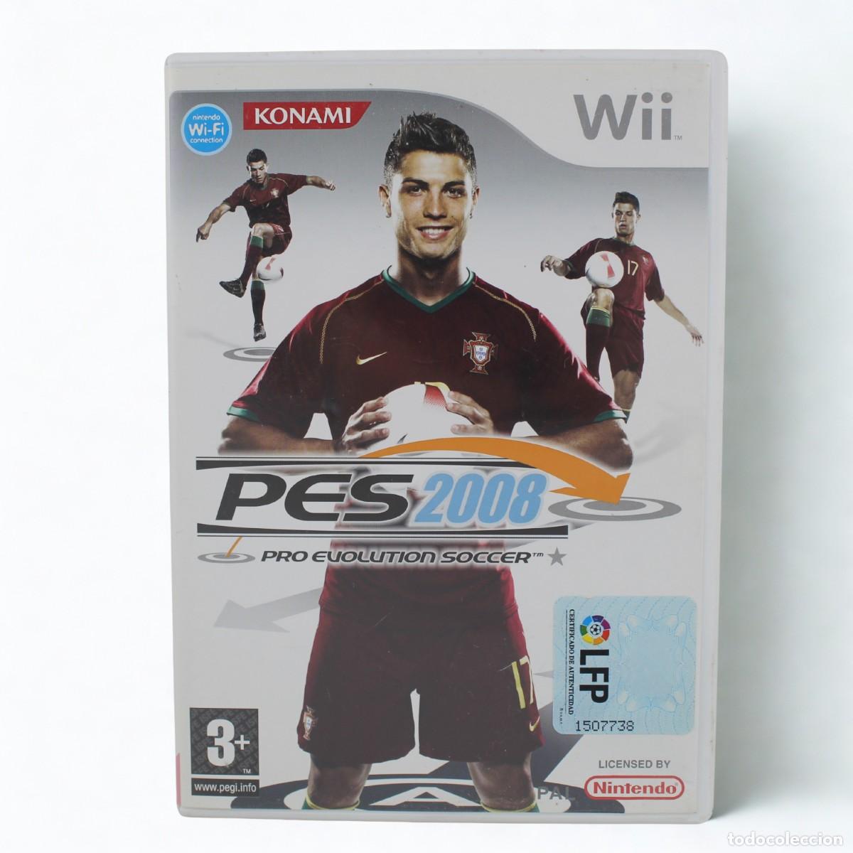 Videojuegos y consolas: PES 2008 Pro Evolution Soccer Nintendo Wii PAL Espa&ntilde;a Completo Konami