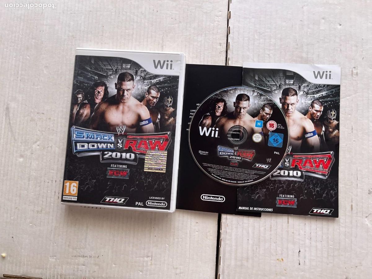 Videojuegos y consolas: WWE SMACKDOWN VS RAW 2010 NINTENDO WII KREATEN