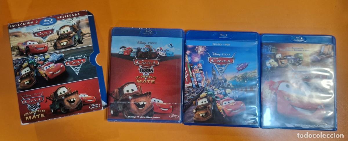 Videojuegos y consolas: Pack Cars + Cars 2 + Cars toon [BLURAY]