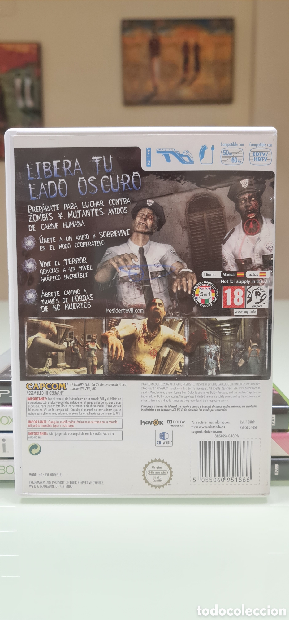 Videojuegos y consolas: Resident Evil: The Darkside Chronicles - Foto 3