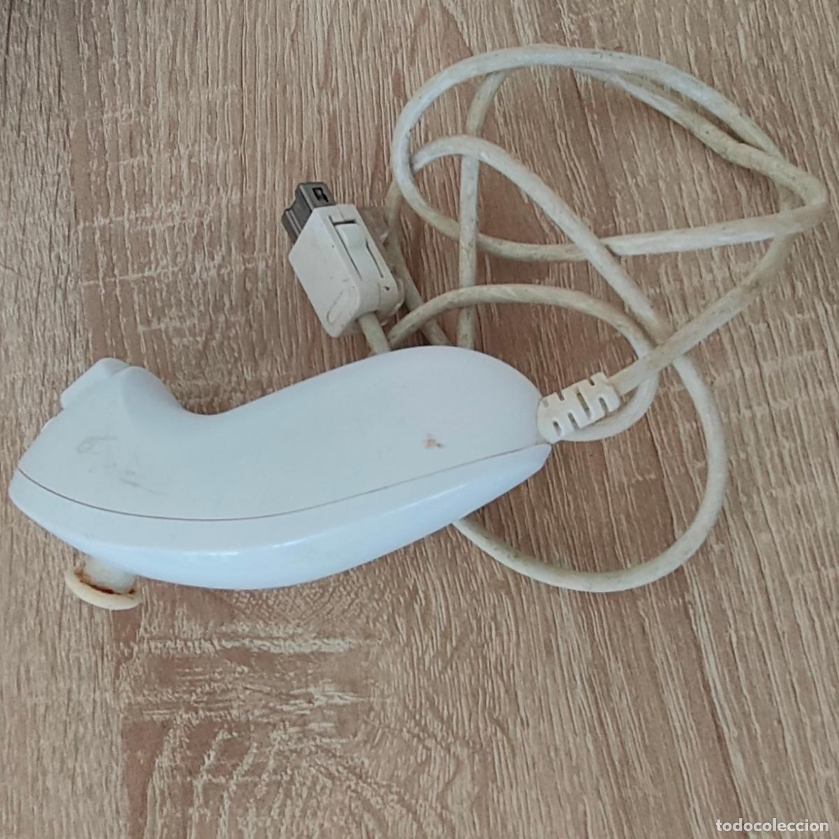 Videojuegos y consolas: NINTENDO WII MANDO NUNCHUK BLANCO OFICIAL ORIGINAL BUEN ESTADO FUNCIONANDO
