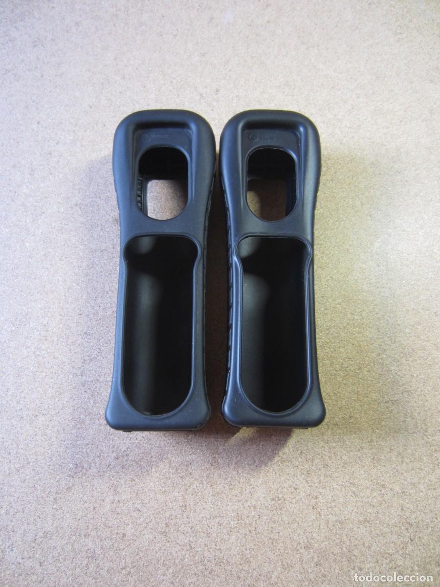 Videojuegos y consolas: Pack 2 Fundas de Silicona Originales Nintendo Wii (RVL-022) - Negras