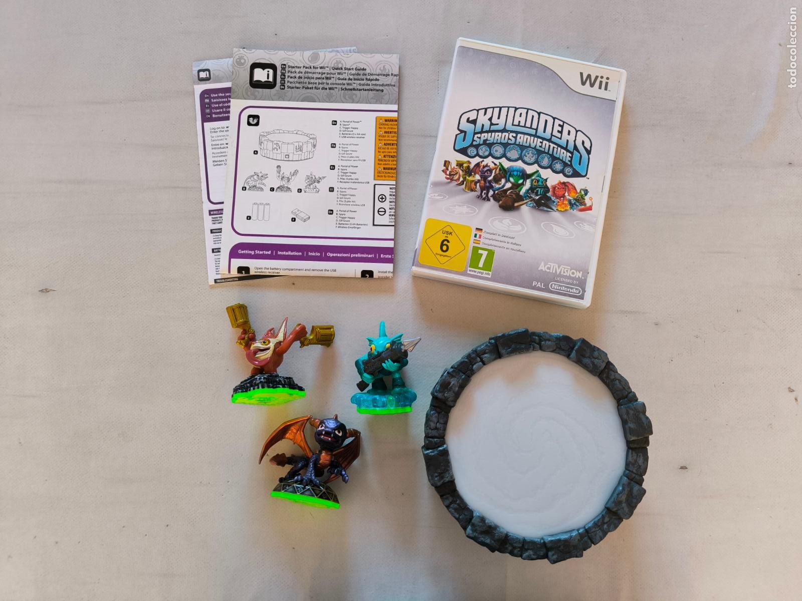 Videojuegos y consolas: WII SKYLANDERS SPYRO'S ADVENTURE - CON FIGURAS Y PORTAL DE PODER - PAL NINTENDO - CASTELLANO (II)