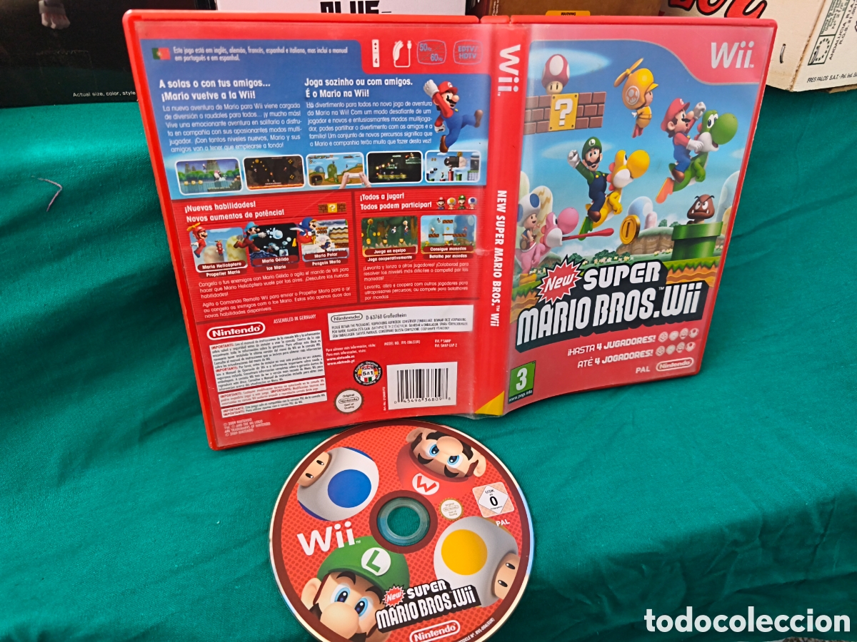 Videojuegos y consolas: New Super Mario Bros wii
