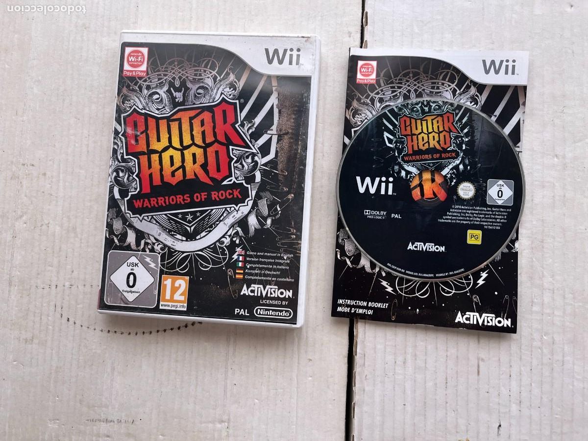 Videojuegos y consolas: GUITAR HERO WARRIORS OF ROCK GUITARHERO - NINTENDO WII KREATEN