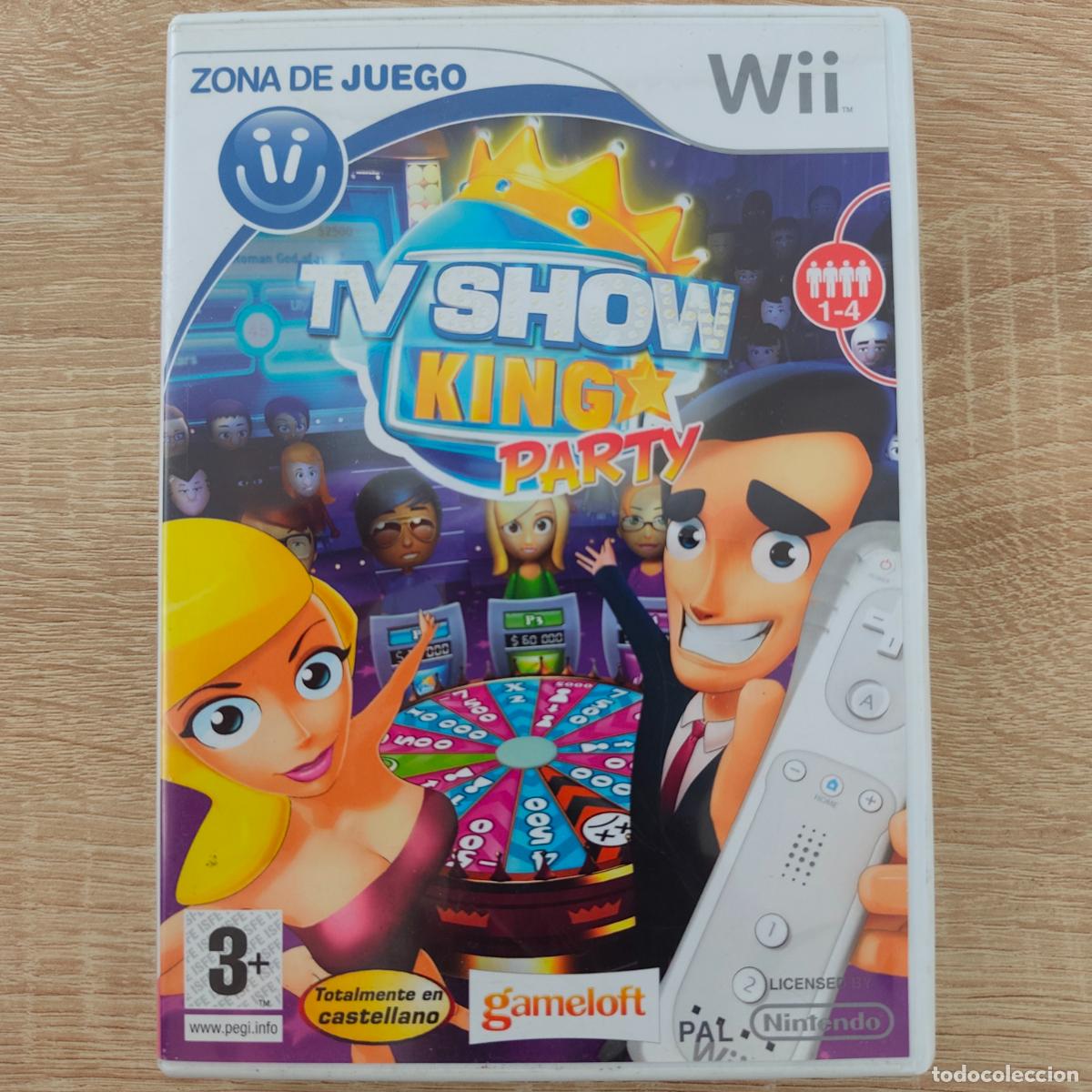 Videojuegos y consolas: NINTENDO WII TV SHOW KING PARTY MUY BUEN ESTADO PAL ESPA&Ntilde;A