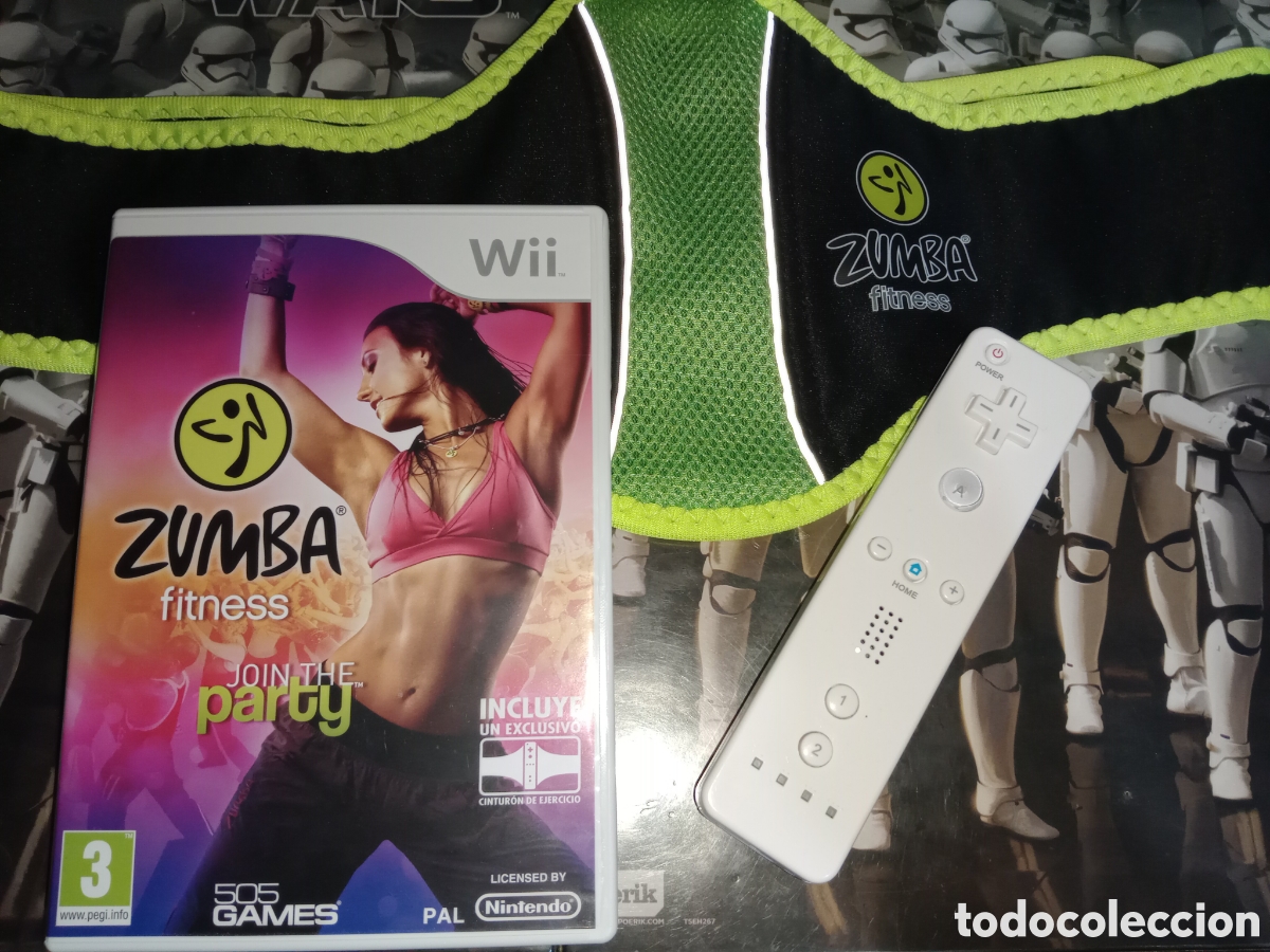 Videojuegos y consolas: Zumba fitness con cintur&oacute;n de ejercicio y mando compatible con Wii