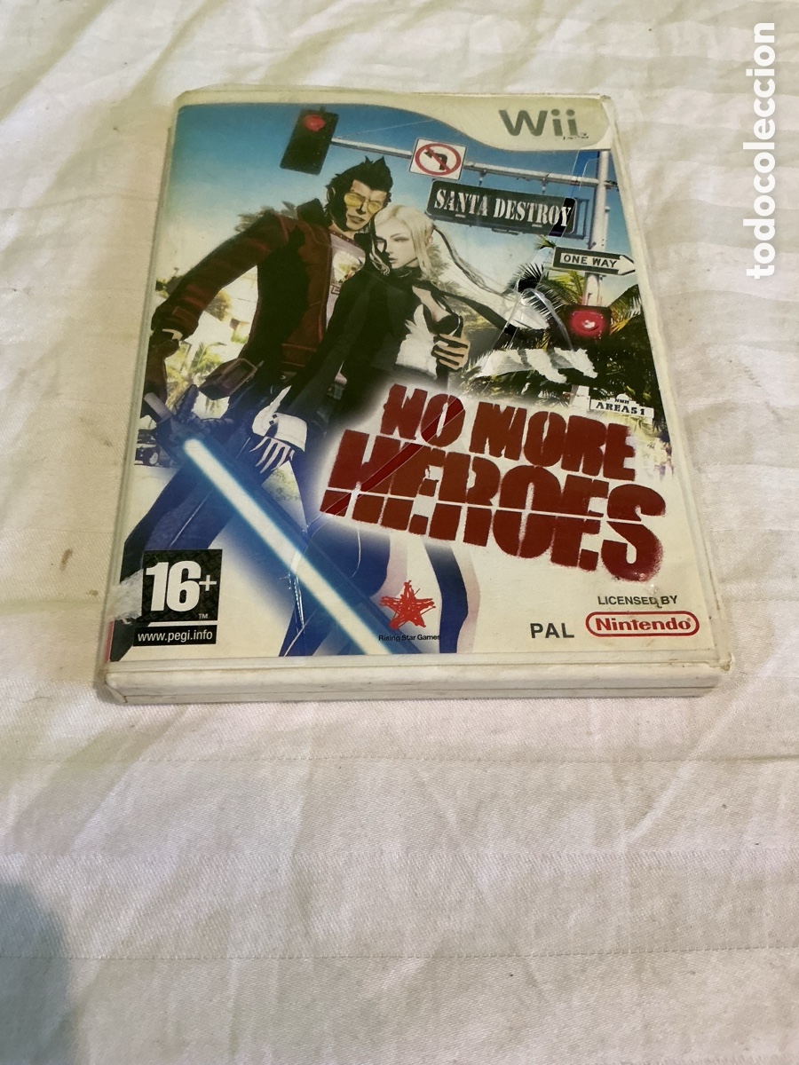 Videojuegos y consolas: NINTENDO WII NO MORE HEROES CON MANUAL + JUEGO BMX XXX PLAYSTATION 2 &ndash; LOTE