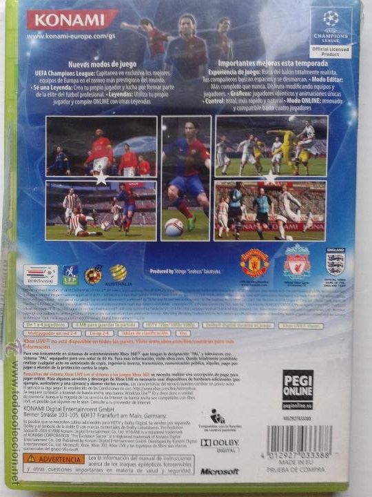 Videojuegos y consolas: pro evolution soccer PES 2009 CONSOLA Xbox Messi - Foto 3