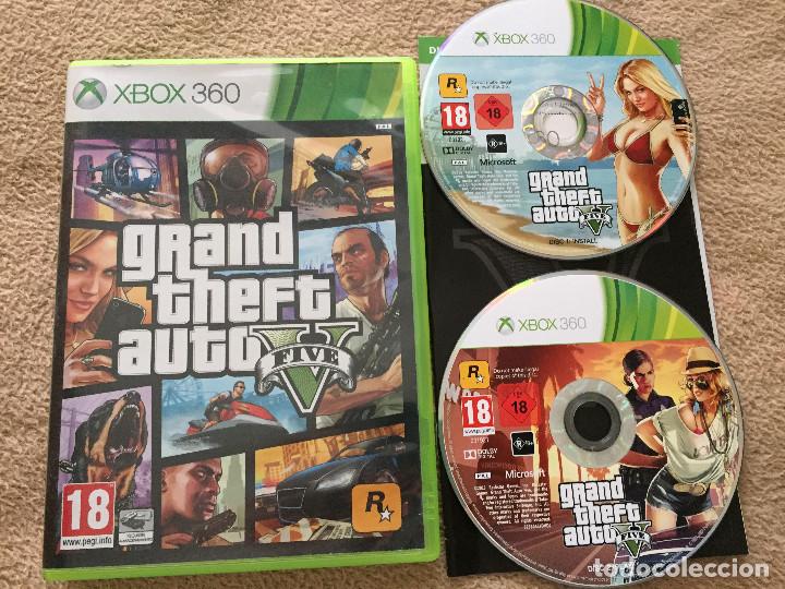 Xbox 360 Gta Grand Theft Auto 5 ((( 2 X Cds Jogo Original )))