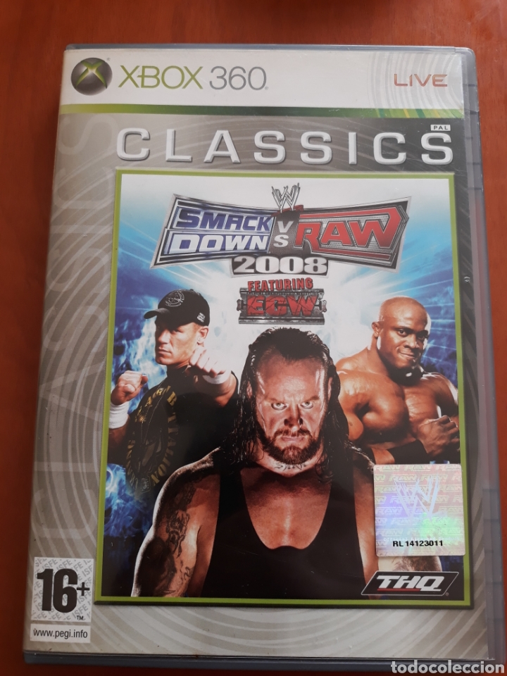 Videojuegos y consolas: Xbox 360 - smack down vs raw 2008 - Foto 1