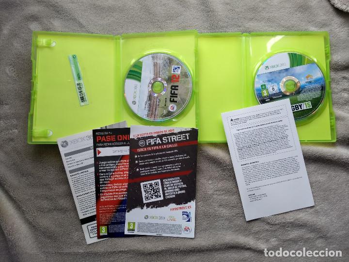 Videojuegos y consolas: FIFA 12 + RUGBY 15. XBOX 360. - Foto 2