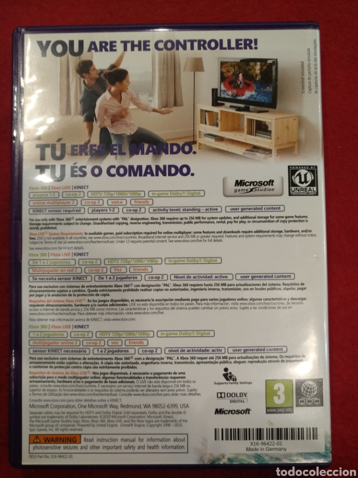 Videojuegos y consolas: Juego xbox 360 kinect adventures - Foto 2