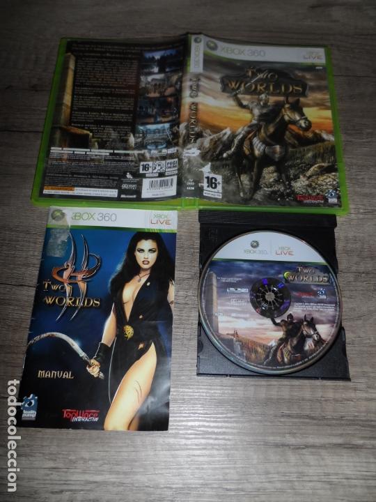 Videojuegos y consolas: XBOX 360 TWO WORLDS PAL ESP COMPLETO - Foto 1