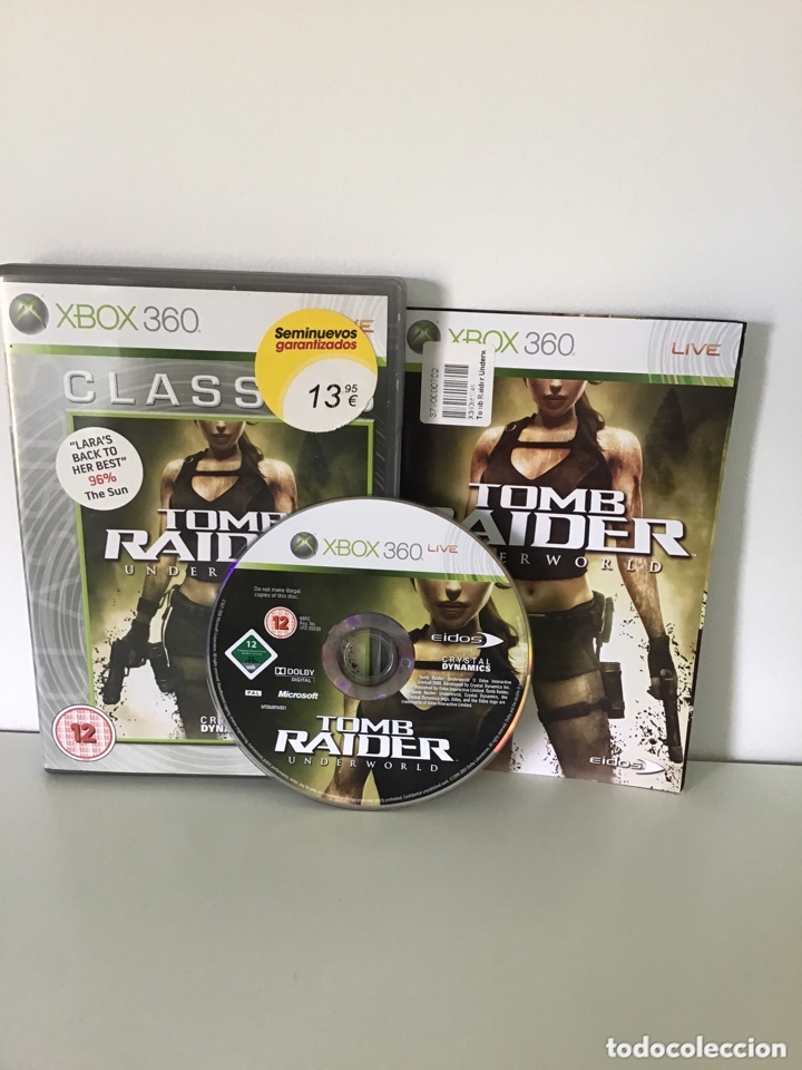 Videojuegos y consolas: XBOX 360 - TOMB RAIDER - UNDERWORLD - Foto 1