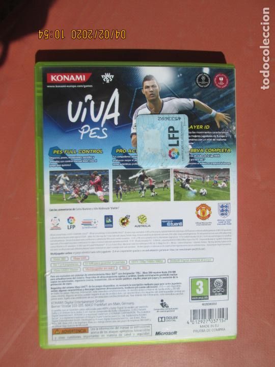 Videojuegos y consolas: PES 2013 PRO EVOLUTION SOCCER KONAMI  XBOX 360 - Foto 2