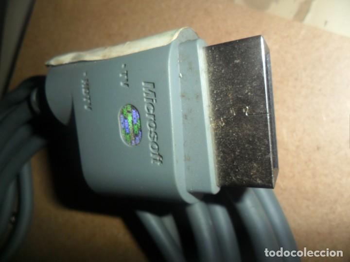 Videojuegos y consolas: CABLE ORIGINAL MICROSOFT XBOX 360 AV-RCA HDTV - Foto 3