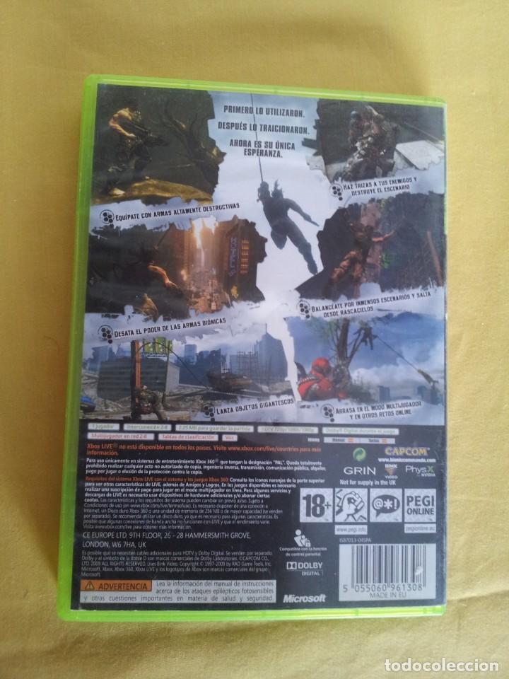 Videojuegos y consolas: BIONIC COMMANDO - XBOX 360 - CAPCOM 2009 - Foto 2