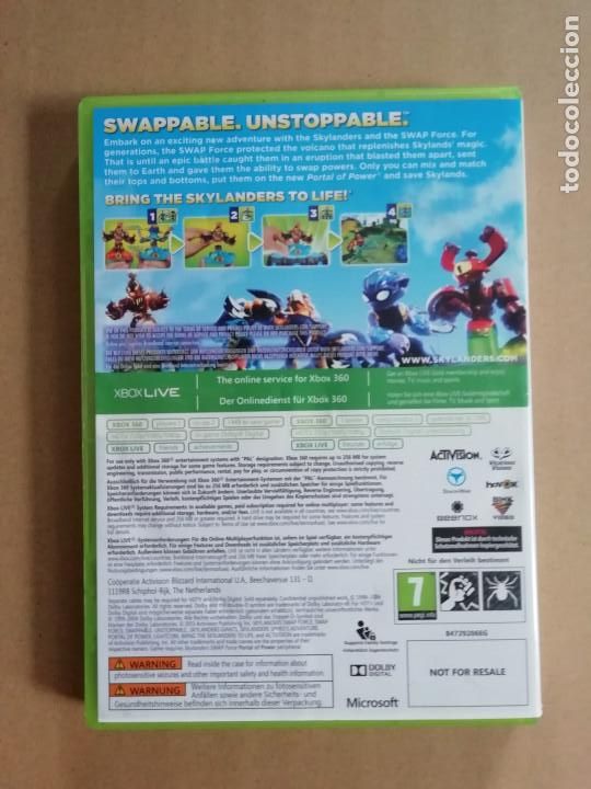Videojuegos y consolas: JUEGO SKYLANDERS SWAP FORCE - XBOX 360 - Foto 3