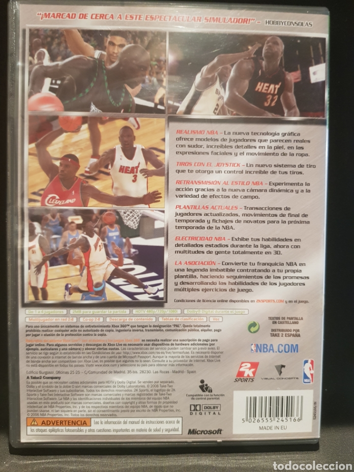 Videojuegos y consolas: Juego NBA 2K6 XBOX 360 - Foto 2