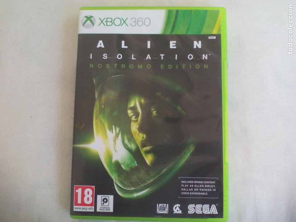 Parámetros conformidad Discriminación alien isolation. nostromo edition. 2 discos . j - Buy Video games and  consoles Xbox 360 on todocoleccion