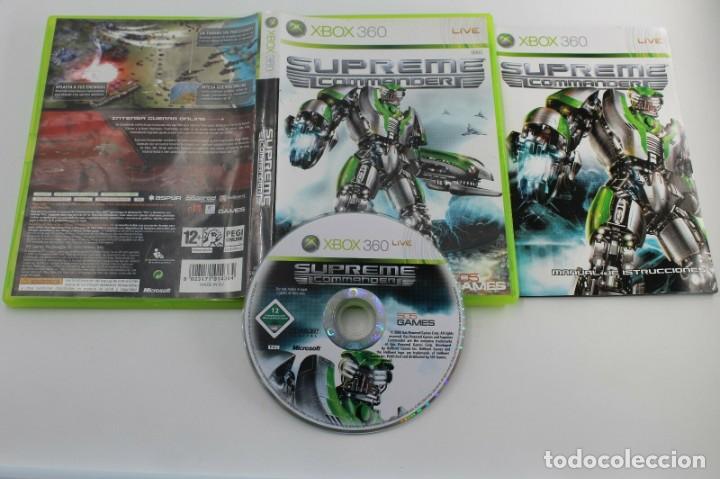 Videojuegos y consolas: XBOX 360 SUPREME COMMANDER PAL ESPA&Ntilde;A COMPLETO - Foto 1