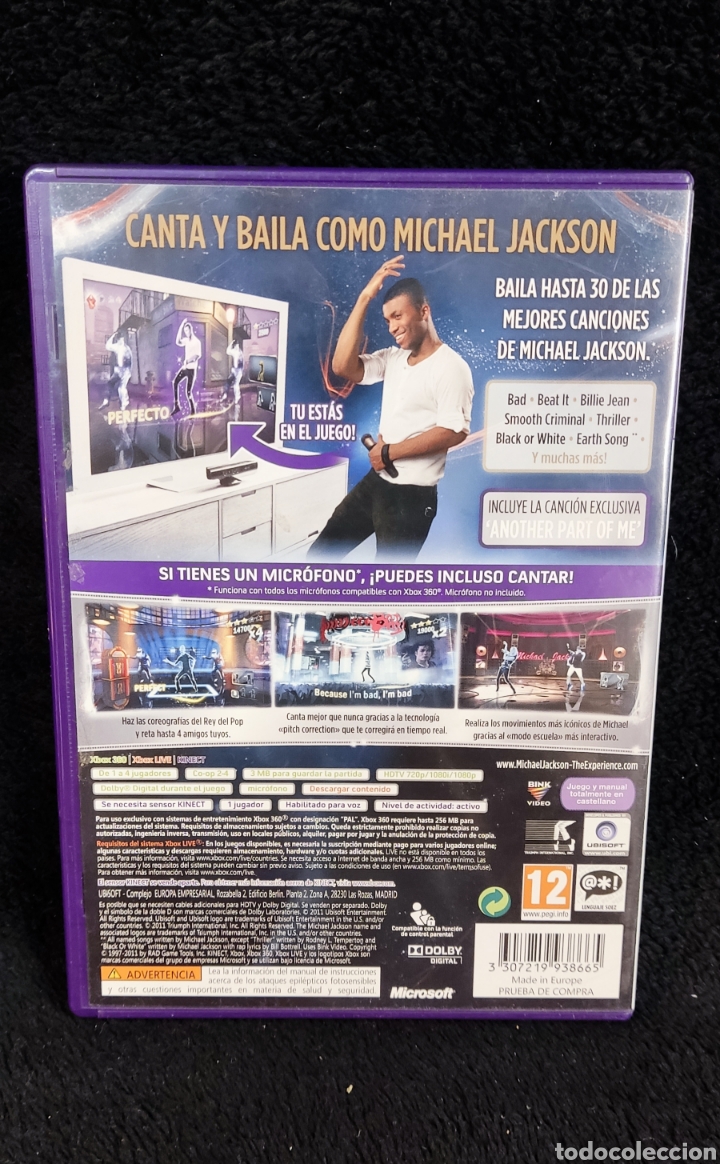 Videojuegos y consolas: Xbox 360, Michael Jackson para kinect - Foto 3