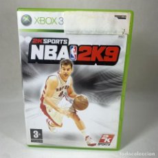 Videojuegos y Consolas: VIDEOJUEGO XBOX 360 - NBA 2K9 + CAJA + INSTRUCCIONES. Lote 301057903