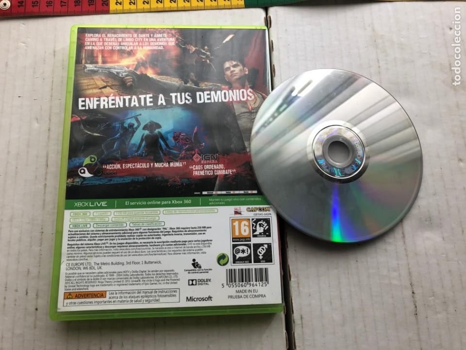 Videojuegos y consolas: DEVIL MAY CRY DMC CAPCOM - X-BOX XBOX 360 X360 KREATEN - Foto 2