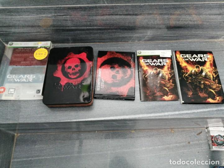 Videogiochi e Consoli: Caja chapa lata 2 discos de juego Gears of War XBOX 360 edición limitada