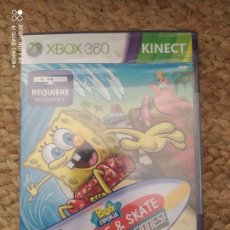 Videojuegos y Consolas: XBOX 360 JUEGO BOB ESPONJA SURF & SKATE NUEVO PRECINTADO. Lote 316049148