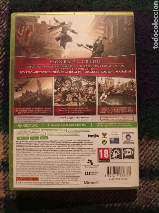 Videojuegos y consolas: Assassins Creed 2 Xbox 360 - Foto 2