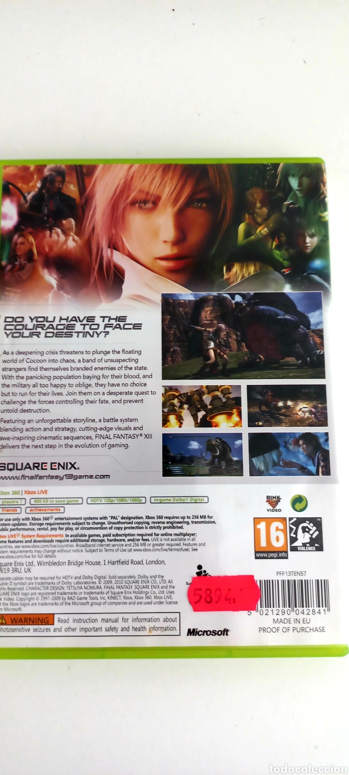 Videojuegos y consolas: Final Fantasy XIII XBOX 360 - Foto 2