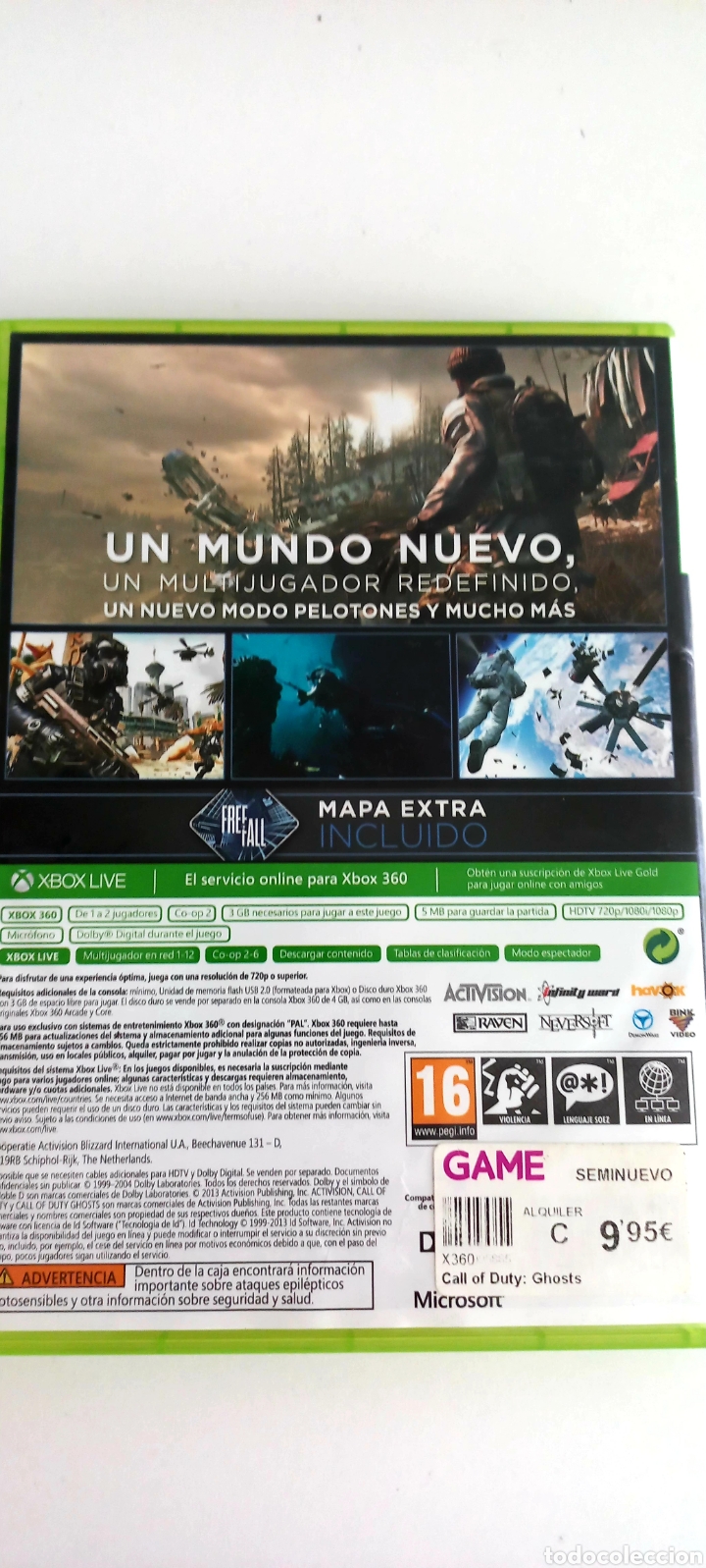 Videojuegos y consolas: CALL OF DUTY GHOST - Foto 2